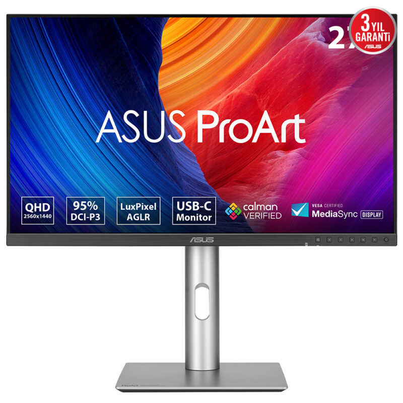 27" ASUS PROART PA278CFRV 5MS 100HZ 2K PIVOT IPS