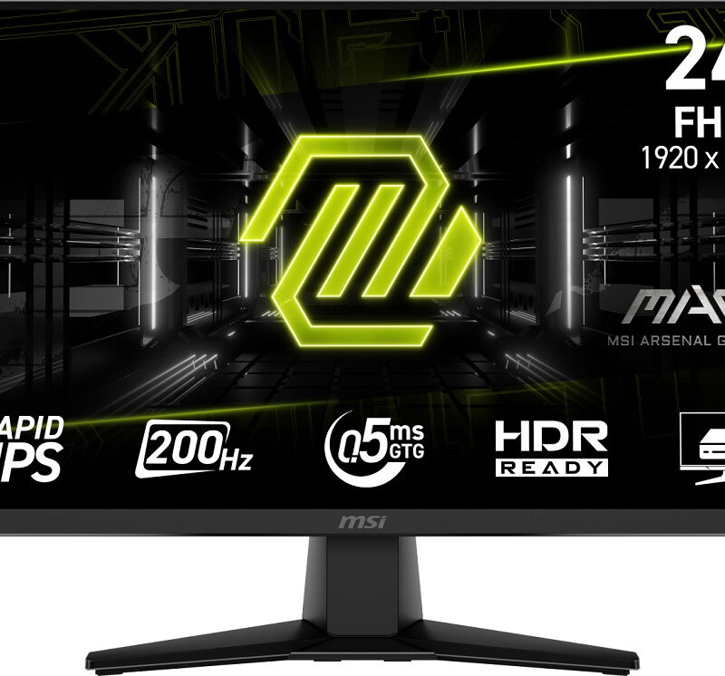 23.8 MSI MAG 242F 0.5MS 200HZ FLAT RAPID IPS FREESYNC MONITOR