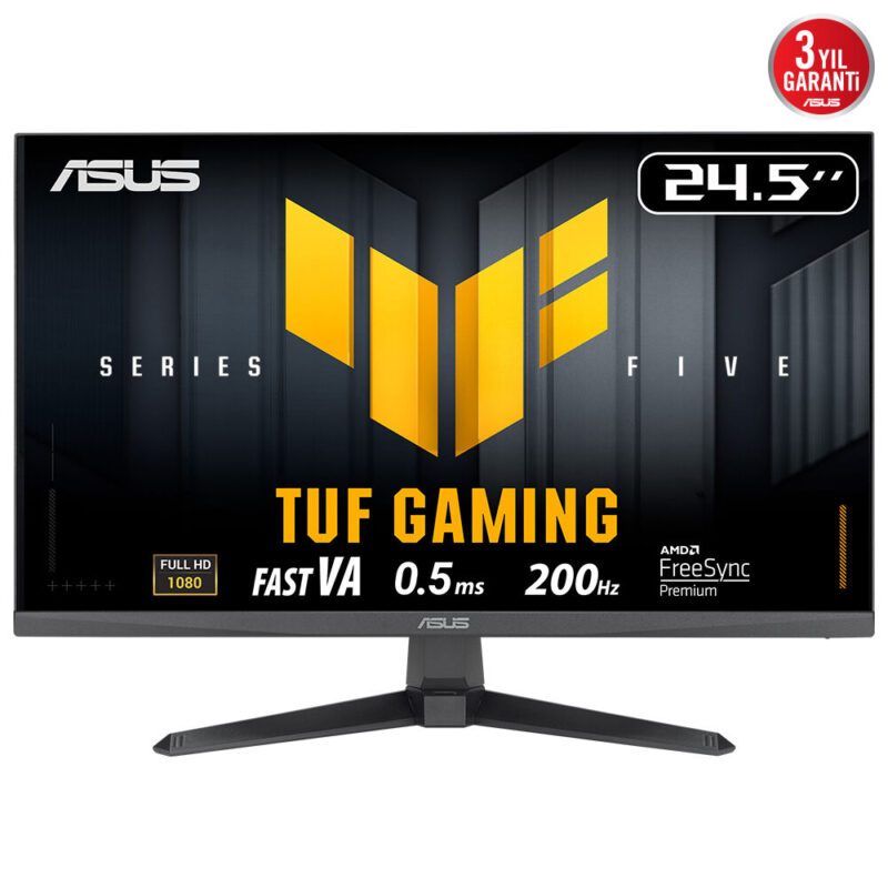 24.5" ASUS TUF GAMING VG257Q5A 200HZ 0.5MS FHD MONITOR