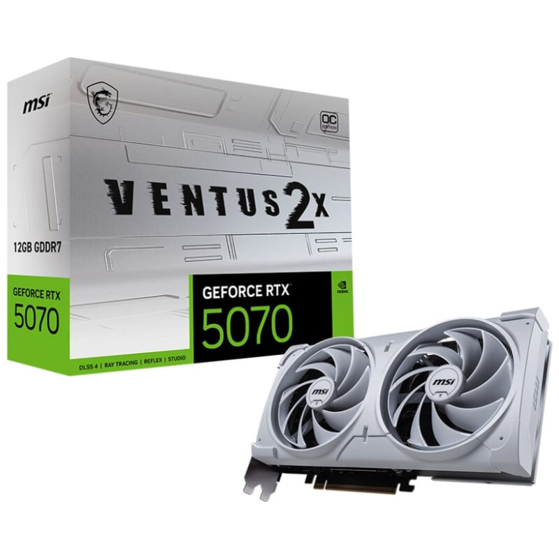 MSI GEFORCE 5070 12G VENTUS 2X OC WHITE 192BIT VGA