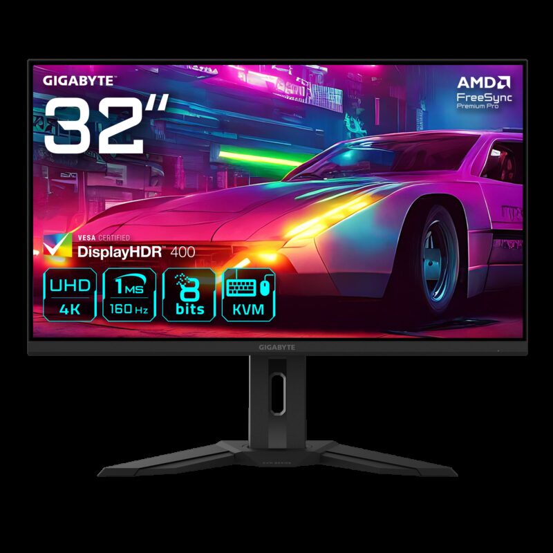 31.5" GIGABYTE M32UP 1MS 160HZ 4K UHD HDMI MONITOR