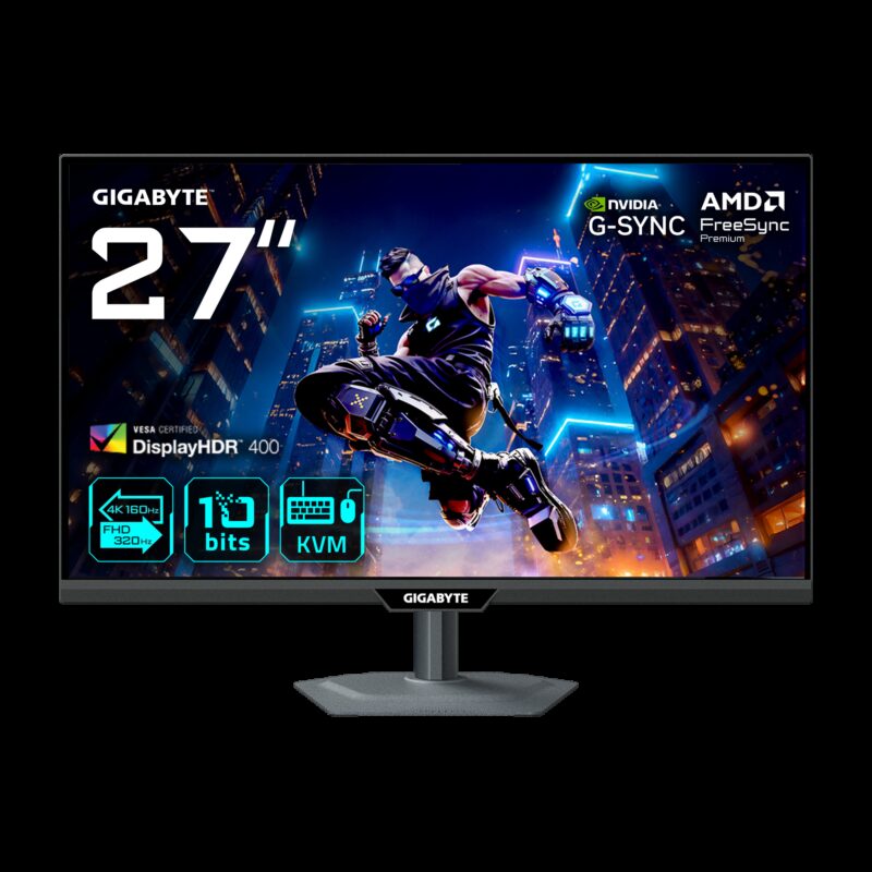 27" GIGABYTE M27UP 4K 160HZ FHD 320HZ 1MS MONITOR