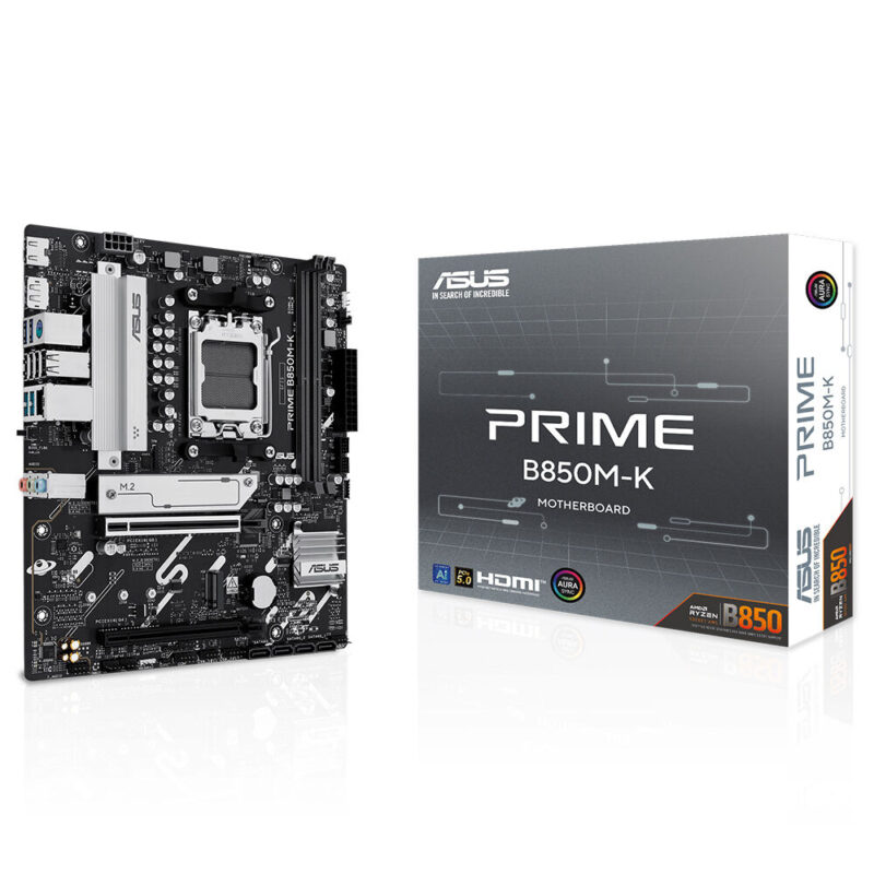 ASUS PRIME B850M-K AM5 DDR5 8400MHZ(OC) HDMI mATX ANAKART