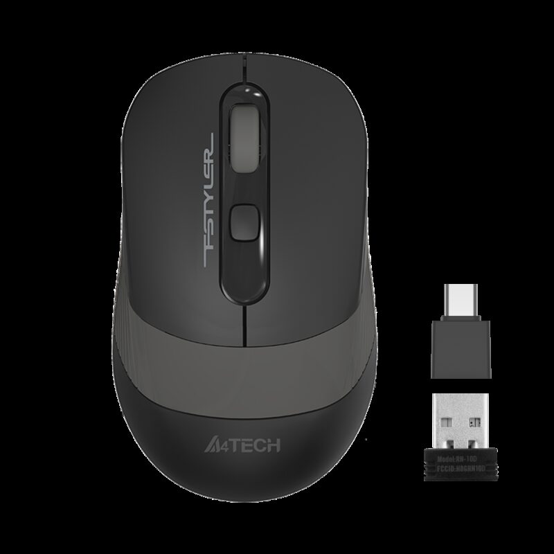 A4 TECH FG10CS SARJLI OPTIK MOUSE SILENT GRİ 2000 DPI