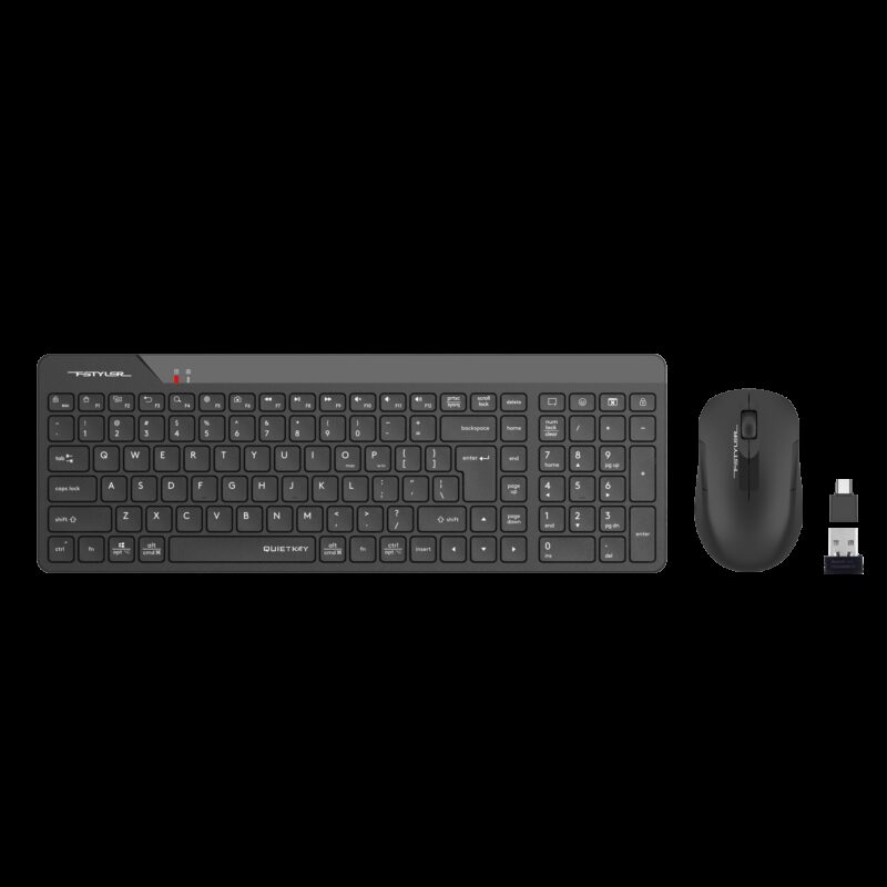 A4 TECH FG2300 Q SILENT 2.4 GHZ AİR2 SİYAH KLAVYE+MOUSE