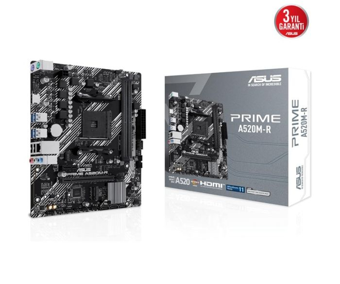 ASUS PRIME A520M-R DDR4 5100MHz mATX AM4