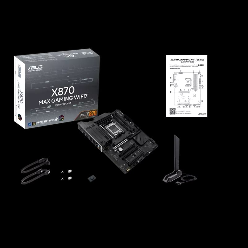 ASUS X870 MAX GAMING WIFI7 AMD AM5 DDR5 ANAKART