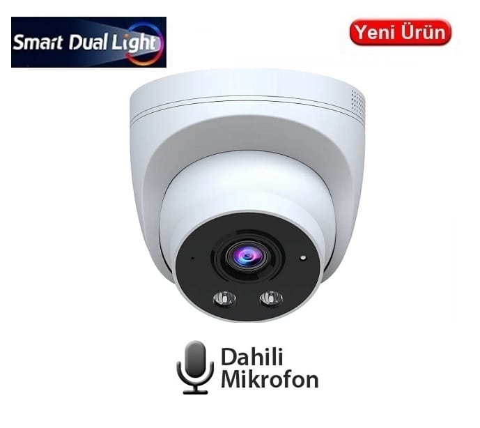 EZCOOL EZ-1115IPS 5MP 2.8MM SMART DUAL SESLİ POE  IP DOME KAMERA