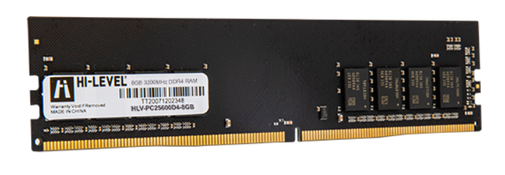 8GB HI-LEVEL DDR4 3200MHz CL22 HLV-PC25600D4-8G