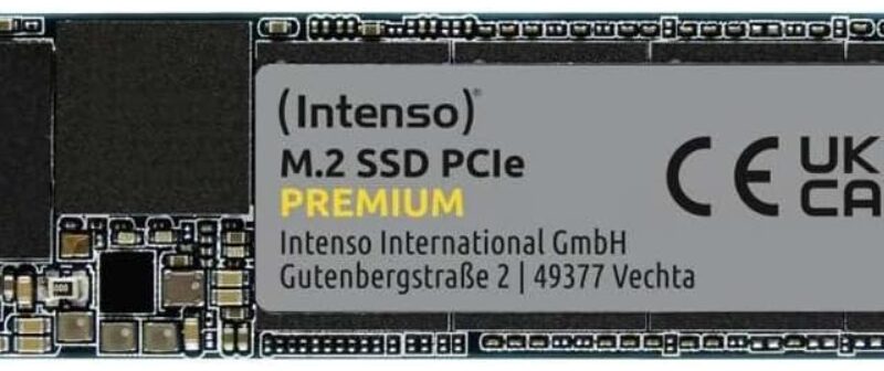 250GB INTENSO 3835440 M.2 NVME GEN3 2100/1100/MB/s SSD