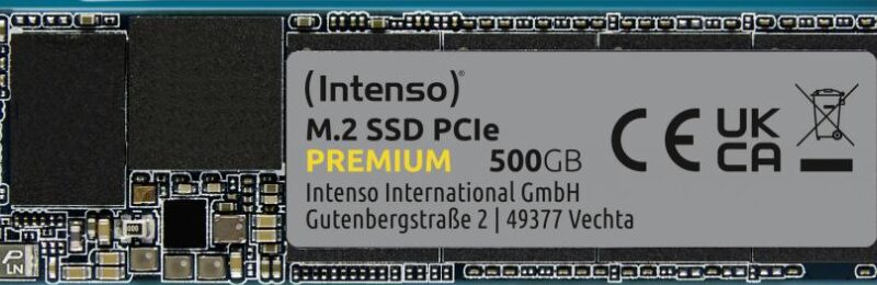 500GB INTENSO 3835450 M.2 NVME GEN3 2100/1700MB/s SSD