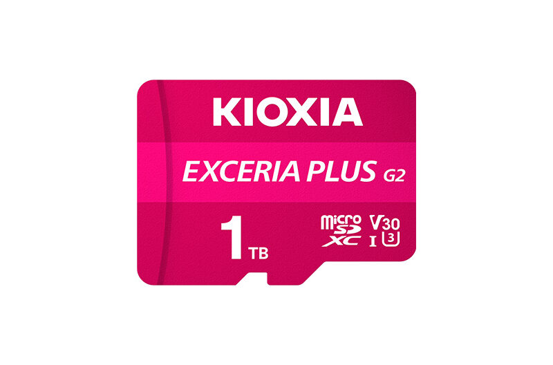 1TB KIOXIA EXCERIA PLUS G2 MICRO SDXC 4K LMPL2M001TG2