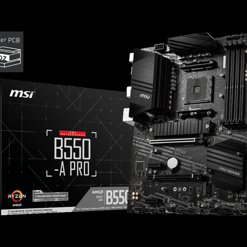 MSI B550-A PRO DDR4 4400(OC)Mhz HDMI / DP ATX AM4
