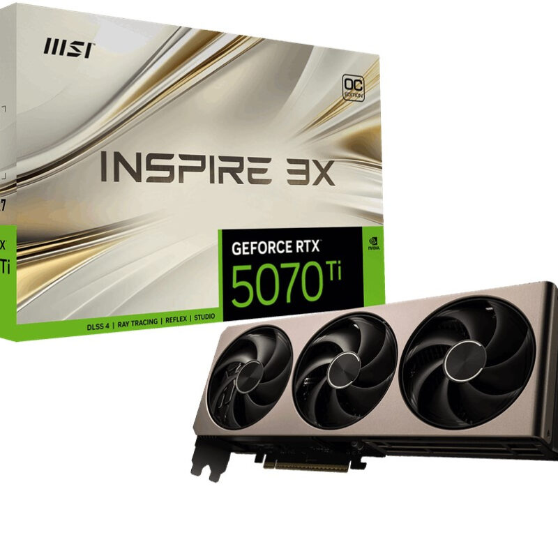 MSI GEFORCE RTX 5070 TI 16G INSPIRE 3X OC 256BIT