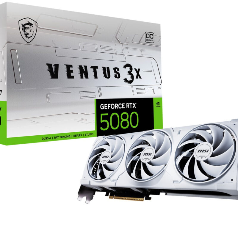 MSI GEFORCE RTX 5080 16G VENTUS 3X OC WHITE