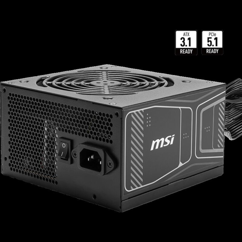 MSI MAG A750GN PCIE5 750W 80+ GOLD PSU NONMODULAR