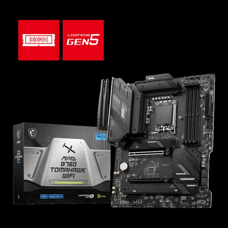 MSI MAG B760 TOMAHAWK WIFI DDR5 7000(OC) ATX 1700p