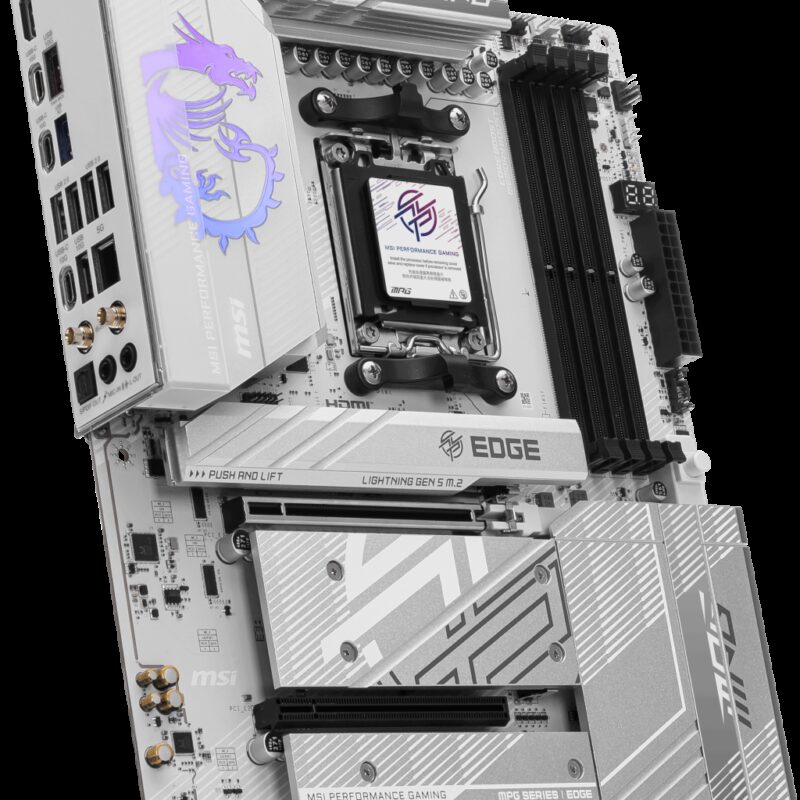 MSI MPG B850 EDGE TI WIFI AM5 DDR5 8400MHZ(OC) HDMI 4x M.2 USB 10Gbs 5G LAN WI-FI 7 ATX