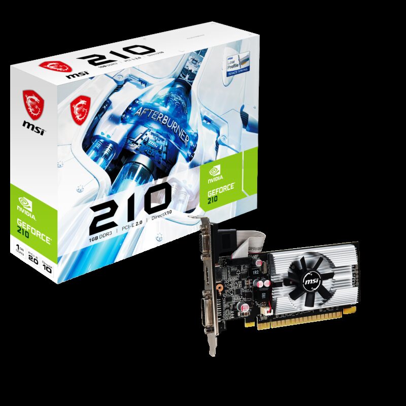 MSI N210-1GD3/LP 64Bit 1GB DDR3 VGA DVI HDMI 64B