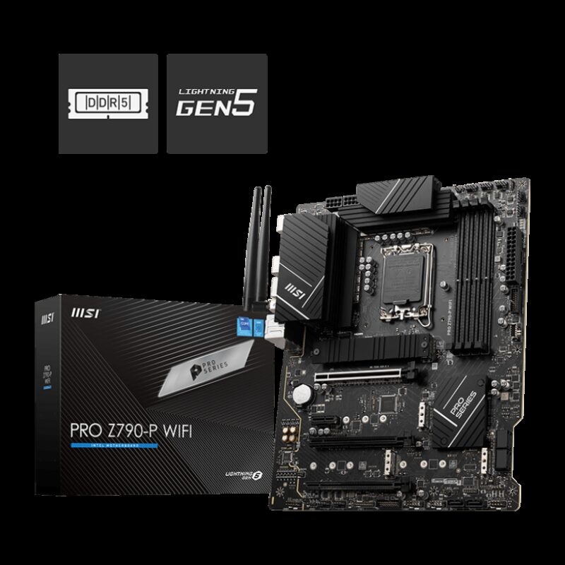 MSI PRO Z790-P WIFI DDR5 7000MHZ(OC) M.2 ATX 1700p