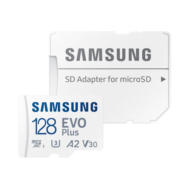 128GB SAMSUNG EVO PLUS MICROSDXC UHS-I U3 V30 A2 160MB/s MB-MC128SA/TR