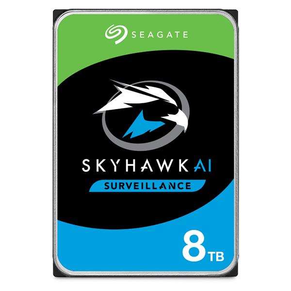 8TB SEAGATE SKYHAWK AI 256MB 7/24 RV ST8000VE001